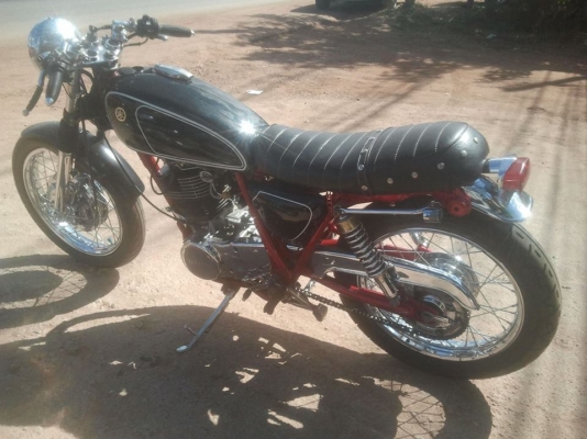 ขาย sr400 อินวอยน์ แต่งคาเฟ่  โครเมียมทั้งคัน