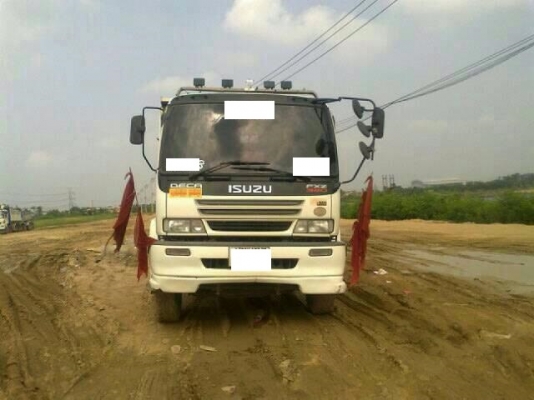 ขายรถสิบล้อพ่วง Isuzu Deca 320 ปี50 ยูโร 2 แม่ดั้มสามมิตร ลูกมิเนียม ลูกสามคาน