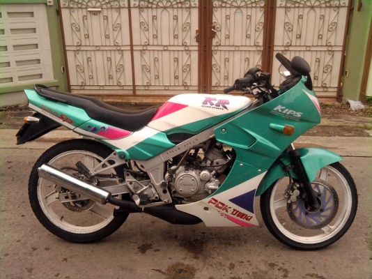 ขออนุญาติขาย KAWASAKI KR 150 CC. สีสวย โอนให้ฟรีครับ