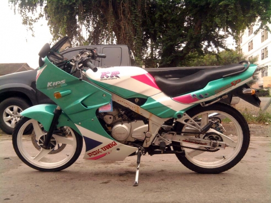 ขออนุญาติขาย KAWASAKI KR 150 CC. สีสวย โอนให้ฟรีครับ