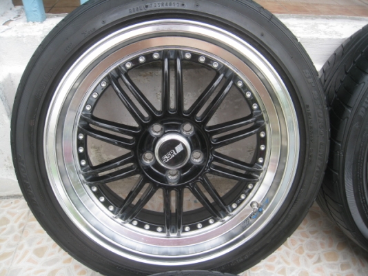 ขายล้อแม็กมือสอง ssr งาน k.speed 17" 5 รู 100 ยางปลายปี12 สนใจติดต่อเล็กคลองสาม (081-3747940)