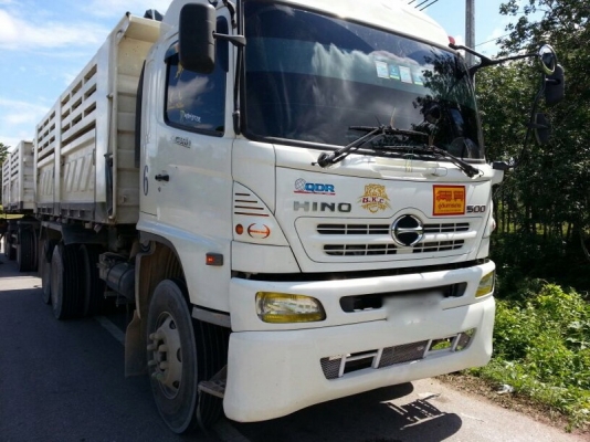 รถฮีโน่ 10 ล้อดั้ม  380 แรงม้า  ปี 55  ( ขายแม่ลูก )  ( รถวิ่ง 3x,xxx กม. )  สนใจติดต่อ 081 - 6079515