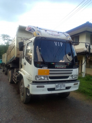 แม่-ลูก ดั้ม ISUZU FXZ23  270แรง รถทำงานอยู่สภาพดีพร้อมใช้..ดั้มสามมิตร.