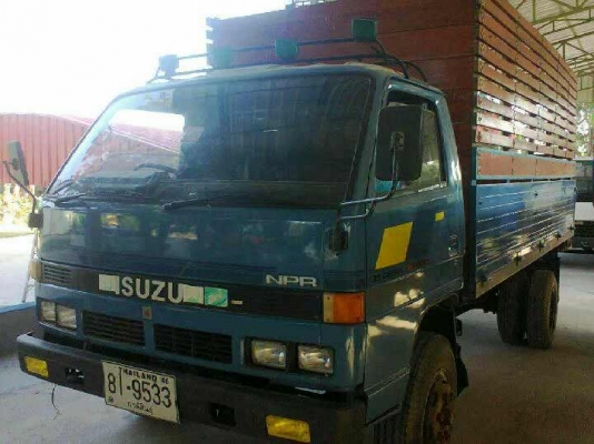 ขายรถ 6 ล้อรั้วไม่ดัมพ์คอกเกษตร ISUZU NPR 115 แรงม้ารถห้างแท้ ราคา 440000