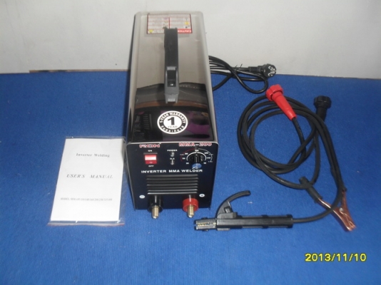 เครื่องเชื่อม INVERTER WELDING MACHINE 200 A 220 VOLT น้ำหนักเบา ยี่ห้อ IRON ทนทานรับประกัน 1 ปี