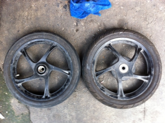 ล้อแม๊กแท้ ใส่ fino mio ได้ แท้จากศูนย์