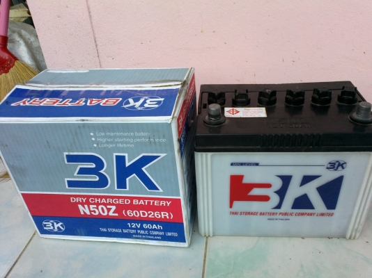 ขายแบตเตอร์รี่ 3K มือ2