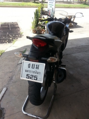 Honda Cbr250i No.abs 2011 ทะเบียนพร้อมโอน  69000- เพิ่มท่อแต่ง เกียร์โยง