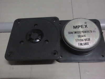 MPEX DOME TWEETER Made in FINLANDE MPEX DOME TWEETER Made in FINLANDE