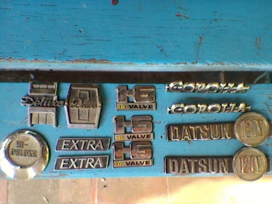 สำหรับชาวเรโทร!!โลโก้+เพลทแท้ ราคาหลักร้อย!!