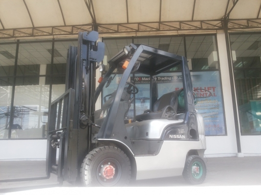 ขายรถฟอร์คลิฟต์ 1.5 ตัน ยี่ห้อ Nissan NL01 #NL01-000374 รถอยู่ในโกดังเราในไทยค่ะ