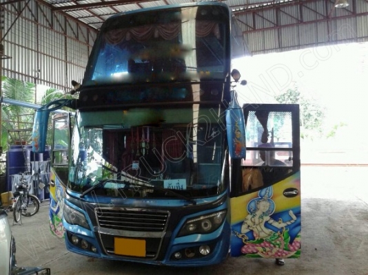 รถบัสแอร์ 2 ชั้น 8 ล้อ ยี่ห้อ MITSUBISHI