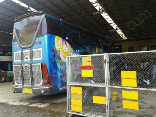 รถบัสแอร์ 2 ชั้น 8 ล้อ ยี่ห้อ MITSUBISHI