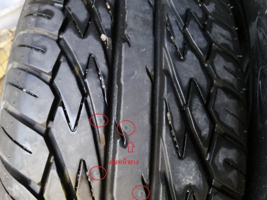 ถอดจากรถป้ายแดงดับลอป รุ่น sp sport300 ขนาด 185 65 15