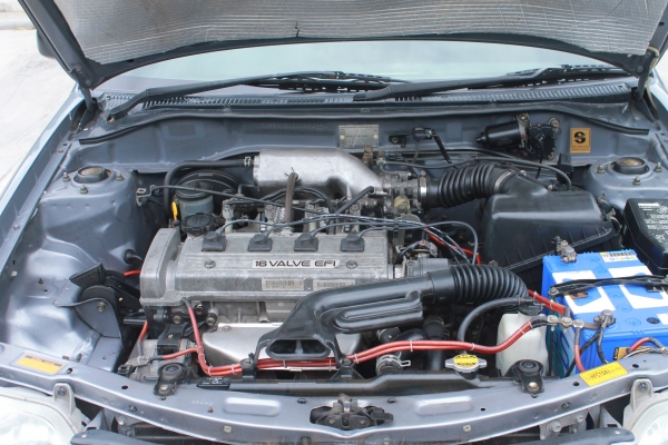 2000 TOYOTA, SOLUNA 1.5 J โฉม ไฟท้ายหยดน้ำ สีเทา เกียร์ธรรมดา