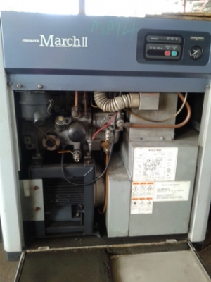 ขายขาดทุนปั้มลม Kobelco packageเงียบ ขนาด 10 แรงเพิ่งมาจากญี่ปุ่น แปลงเป็นไฟ 380 V.