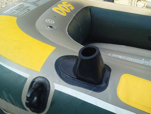 เรือยาง SEA HAWK ขนาดใหญ่่รับได้ 5 คน หรือที่ 240 Kg.พร้อมที่สูบลม