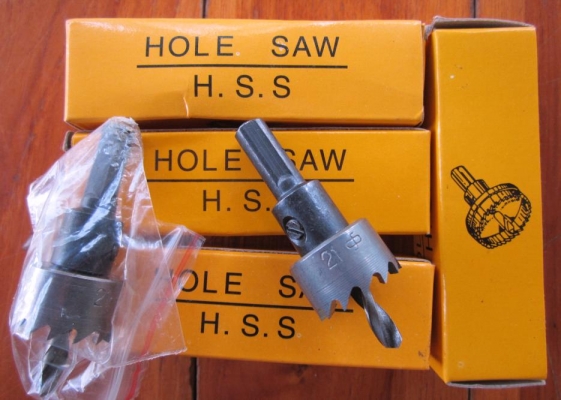 HOLE SAW ขนาด21มม.และ22มม.