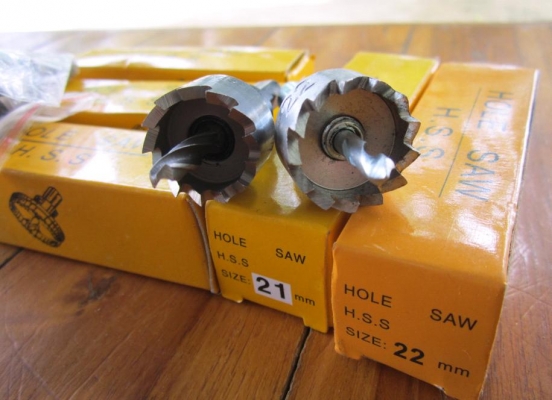 HOLE SAW ขนาด21มม.และ22มม. HOLE SAW ขนาด21มม.และ22มม.