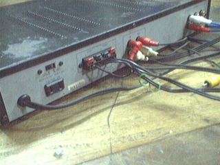 ขายพาวเวอร์แอมป์แยกชิ้นของtechnics