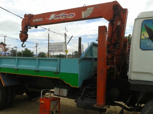 ลูกค้าจากหาดใหญ่ จองแล้วคะ วันจันทร์จะแจ้งอีกครั้ง / ขายด่วน เครน Unic 5 ตัน 5 ท่อน 270000