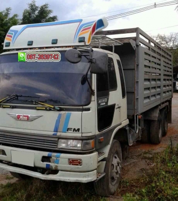 ขาย รถดัพม์ 10 ล้อ 2 เพลา  คอกเกษตร  มีระบบลากจูง HINO