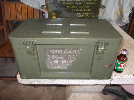 m601ขายกล่องกระสุนm16/5.56 3000นัดและกล่องเหล็กมากมายถูกๆ