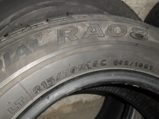 ยาง HanKooK 215/70R16 ปี10 สวยๆ 4 เส้น ราคา 2400 บาท