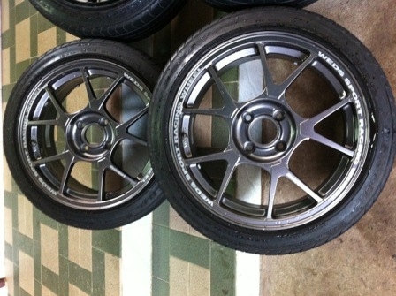 ขายล้อแม็ก Wedsport แท้ลายเขากวาง4H100ขอบ16x7  พร้อมยาง Dunlop Sport 195/45/16