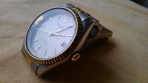 BULOVA auto  ขอบหยัก หลังเปลือย