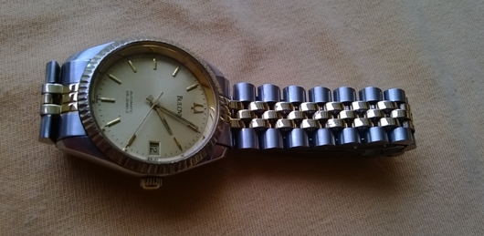 BULOVA auto  ขอบหยัก หลังเปลือย