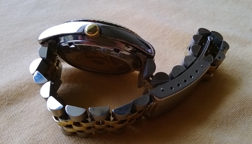 BULOVA auto  ขอบหยัก หลังเปลือย