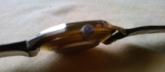 SANDOZ  ไขลาน กะไหล่ทอง ทรงแปดเหลี่ยม