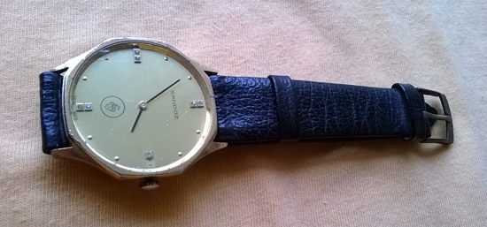 SANDOZ  ไขลาน กะไหล่ทอง ทรงแปดเหลี่ยม