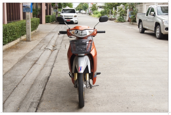 มอเตอร์ไซค์มือสอง Suzuki Smash 110 สีน้ำตาล ราคาถูก เจ้าของขายเอง