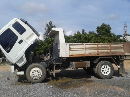 6ล้อ ISUZU DAGA FTR 200แรงม้า ปี48 ยูโร 2 กระบะดั้มพ์สามมิตร รถสวยพร้อมใช้งาน ราคาเจ้าของตั้งไว้สูง แต่ต่อรองได้