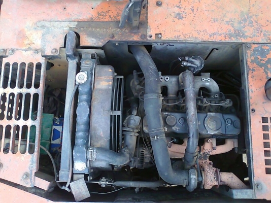 รถแบคโฮ HITACHI EX 120-2 รถสีเดิม ๆ มีแอร์ มีใบอินวอยล์จดทะเบียนได้.