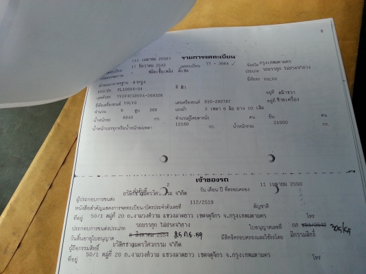 ขายหัวลากวอลโว่2เพลา360แรง