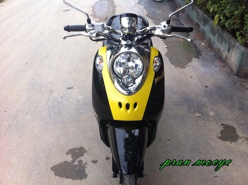 ขายyamaha fino(ps)สีดำเหลือง ปี2555 ขายyamaha fino(ps)สีดำเหลือง ปี2555