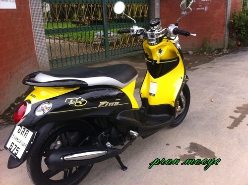 ขายyamaha fino(ps)สีดำเหลือง ปี2555 ขายyamaha fino(ps)สีดำเหลือง ปี2555
