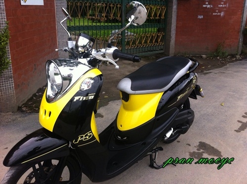 ขายyamaha fino(ps)สีดำเหลือง ปี2555 ขายyamaha fino(ps)สีดำเหลือง ปี2555