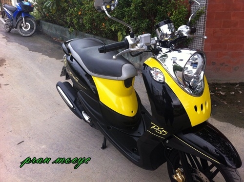 ขายyamaha fino(ps)สีดำเหลือง ปี2555 ขายyamaha fino(ps)สีดำเหลือง ปี2555