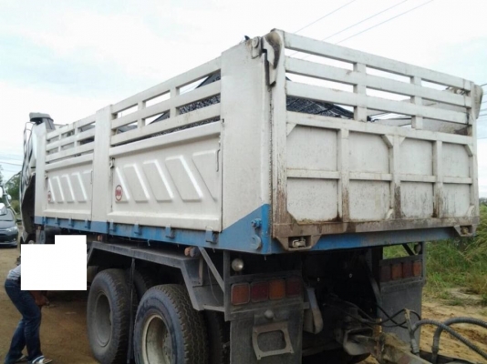 ขายรถสิบล้อ ISUZU DECA FXZ 270 HP EURO1 จดปี  48พ่วงแม่+ลูก 3คานยัด NGV ราคาต่อรองได้