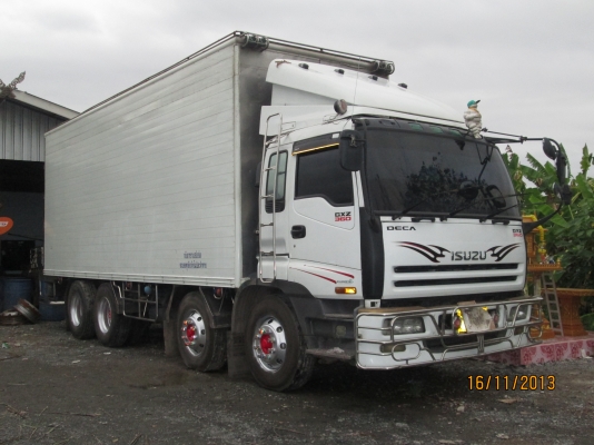 รถ12ล้อISUZU-GIGA-เครื่อง6WAI-360-เพลาเดียวตู้7เมตร-