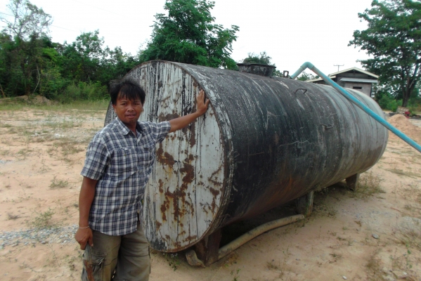 ขายด่วนถังนํ้าบรรจุ12000ลิตรสภาพพร้อมใช้งาน