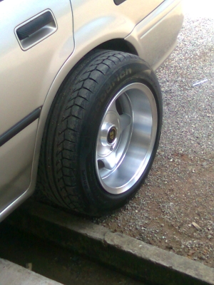 SP  15X8.5 ET-34 5/114 พร้อมยางBF 195-60-15