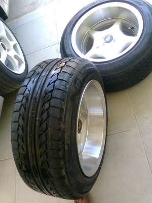 SP  15X8.5 ET-34 5/114 พร้อมยางBF 195-60-15