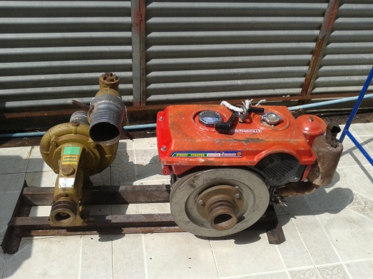 ขายเครื่อง คูโบต้า11แรงพร้อมปั๊มน้ำ1ชุด