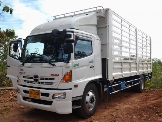 HINO MEGA FG8J ใครจองรถใหม่ไม่ได้ เชิญทางนี้ครับ ยาว 7.5ม. เครื่อง220เทอรโบ 6สปีด รถเดือนมิถุนายน56วิ่ง2990 โล