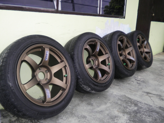 แม็ก17 หน้า8หลัง9 ใหม่กิ๊บ ยาง245/45/17 ปี11 มิชลิน